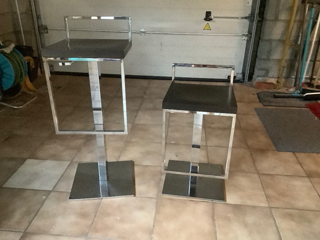 2 Barstoelen, Ophalen, Gebruikt, Hout