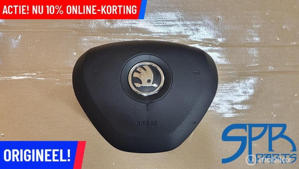 Stuurairbag origineel SKODA FABIA NJ 6V0880201A STUUR AIRBAG, Nieuw, Ophalen of Verzenden, Skoda, Skoda