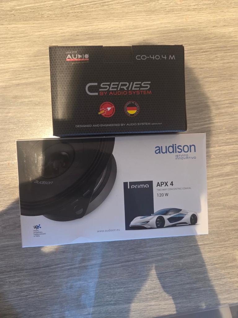 Audison prima apx 4 en audio system co40.4 versterker, Ophalen