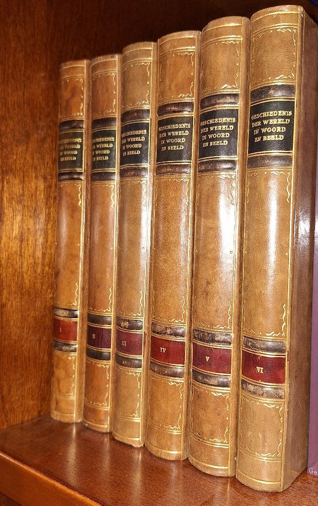 Geschiedenis der wereld in woord en beeld 6-delige reeks, Enlèvement ou Envoi, Prof. dr. H. Brugmans  en dr. F.H.Fischer