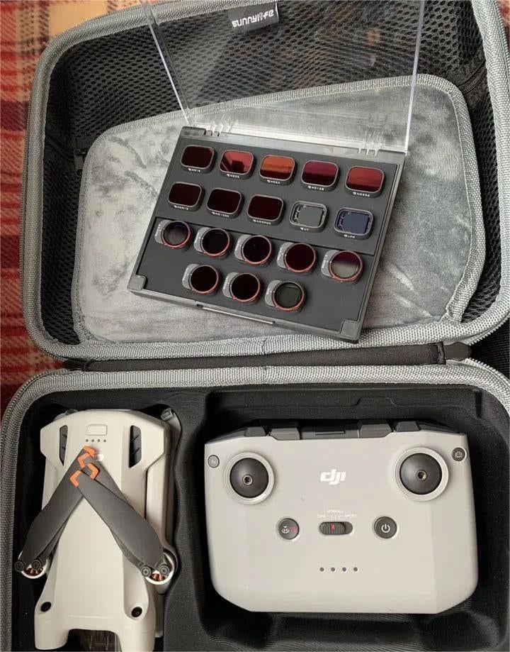 DJI Mini 3 Pro (1 vlucht) + Freewell filters, Audio, Tv en Foto, Drones, Ophalen of Verzenden, Zo goed als nieuw, Cameradrone