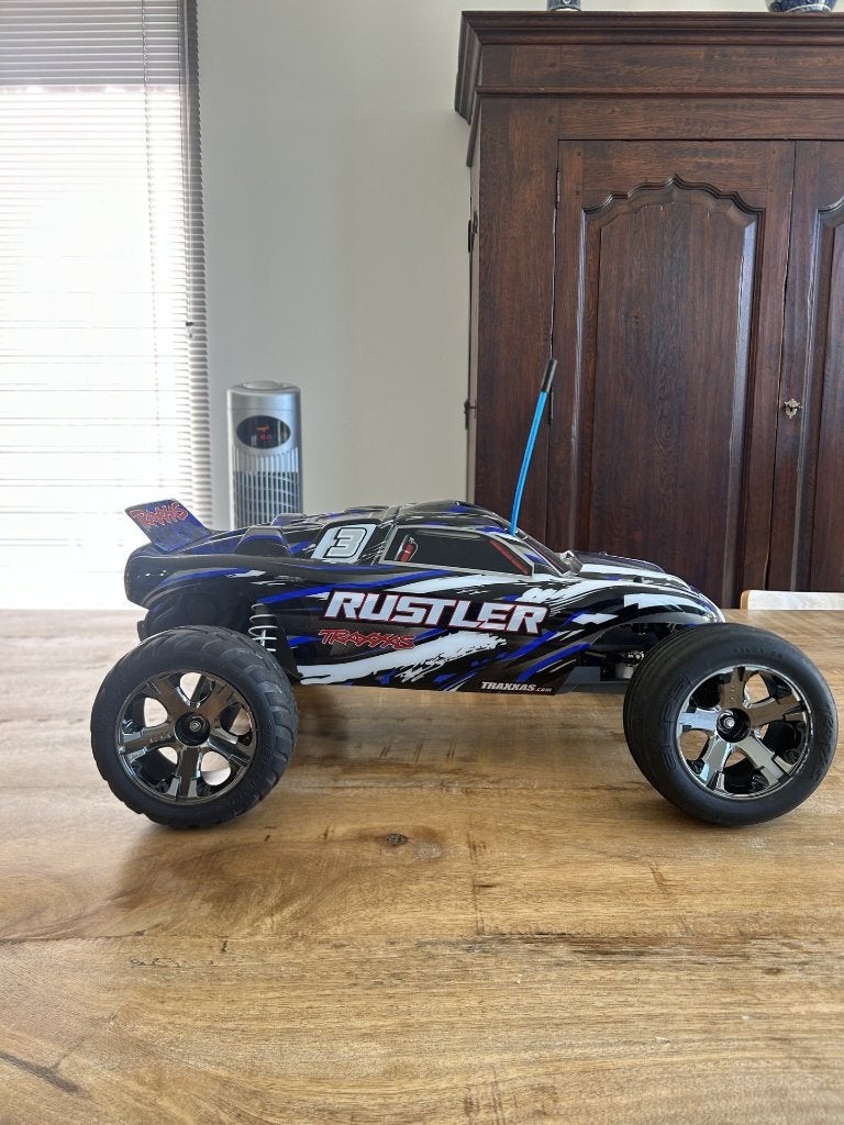 Traxxas Rustler  rc, Ophalen of Verzenden, Gebruikt, Auto