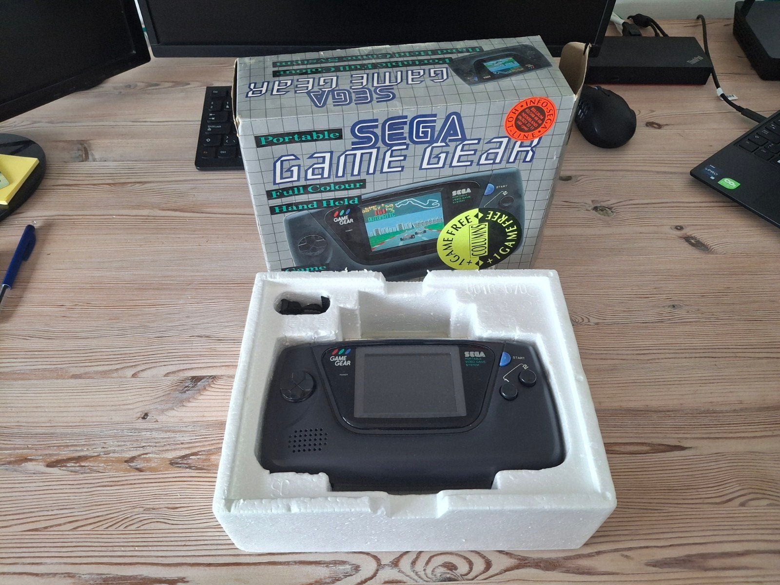 sega gamegear boxed, Games en Spelcomputers, Spelcomputers | Sega, Ophalen, Gebruikt, Game Gear, Met games