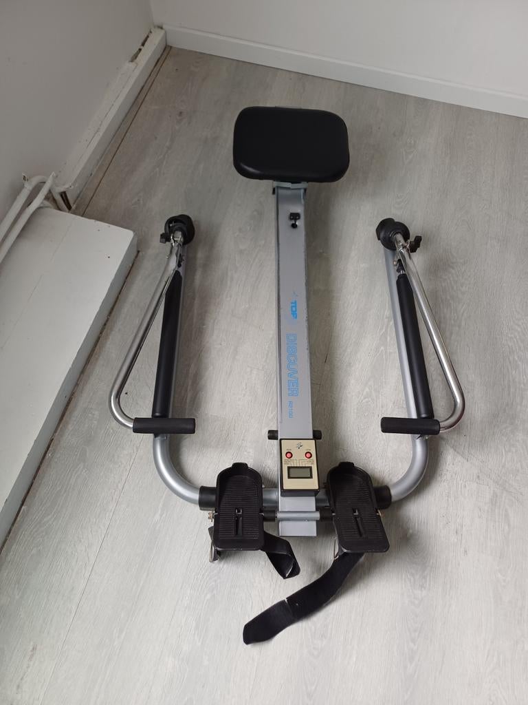 Rameur d'appartement compact TopLife Discover R2100 - Bon ét, Sports & Fitness, Équipement de fitness, Enlèvement ou Envoi, Bras