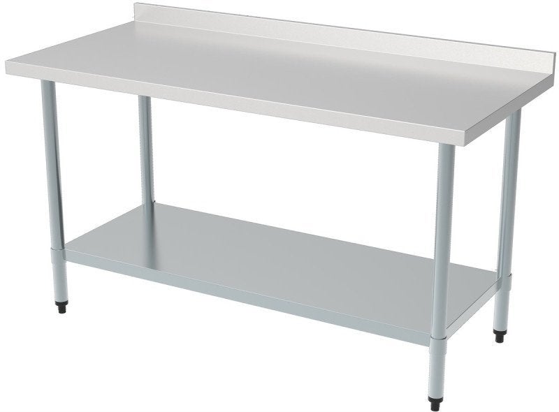 RVS werktafel, Ophalen, Gebruikt