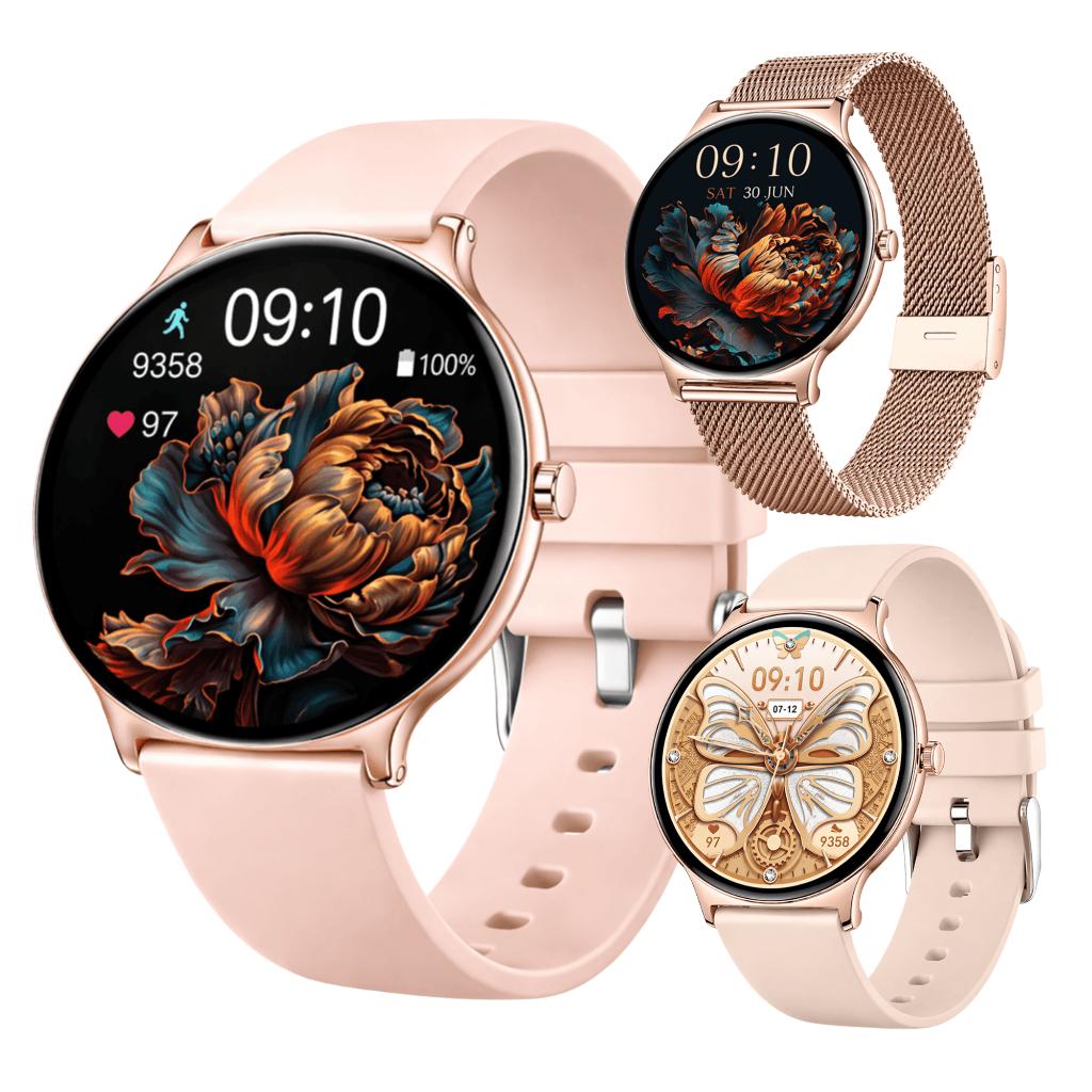 Nieuwe smartwatch voor dames elegant iphone android cadeau, Stappen, Nieuw, Ophalen of Verzenden, Android
