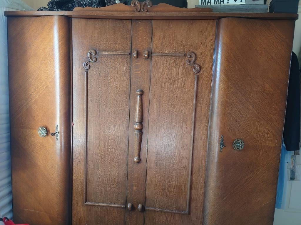 Vintage Art Deco kast, Antiek en Kunst, Antiek | Meubels | Kasten, Ophalen