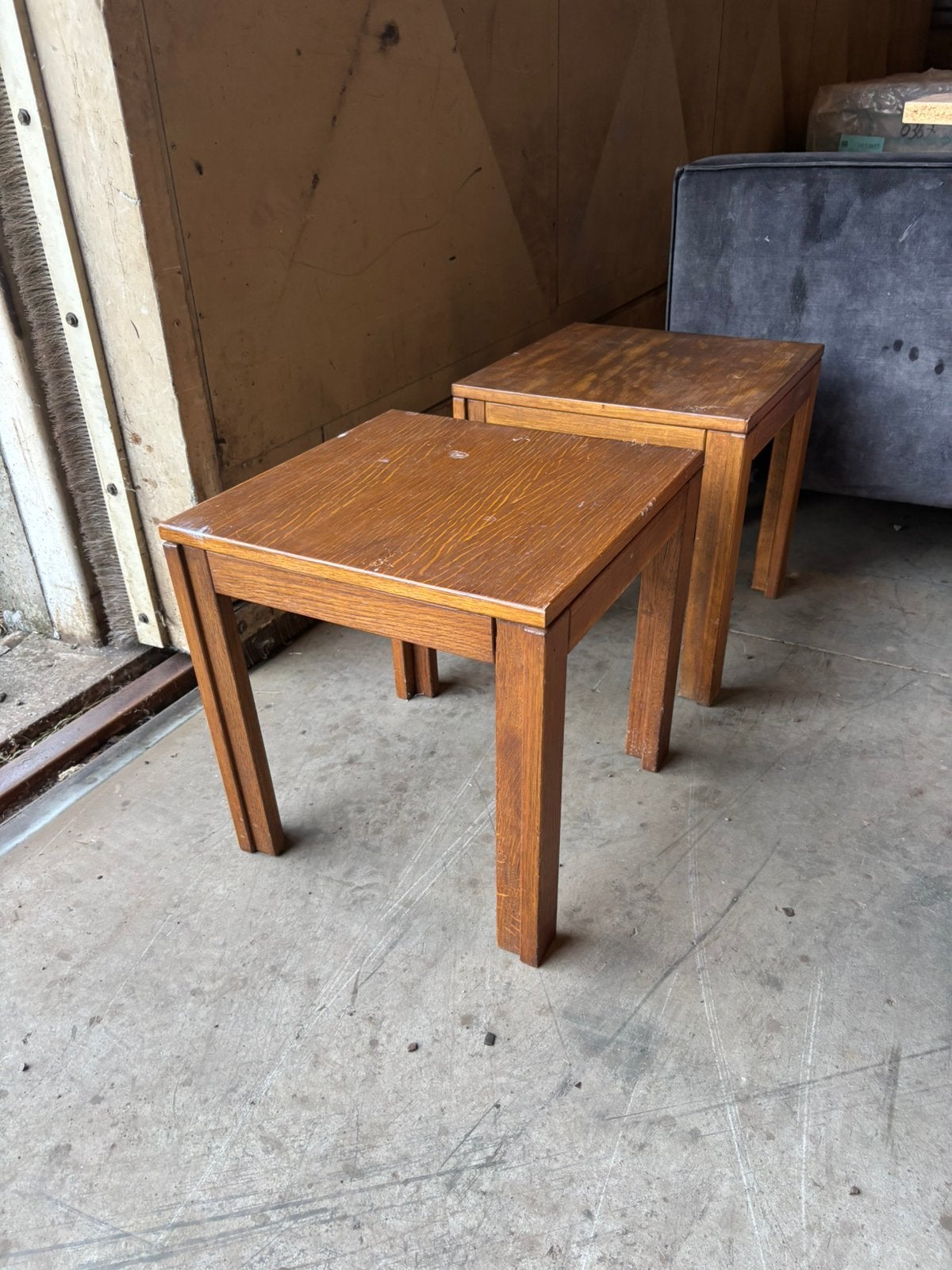 Tables de chevet anciennes en bois, Enlèvement ou Envoi