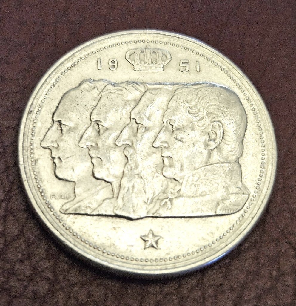 Zilver. Belgische munt 100 Frank. 1951., Ophalen, Zilver, Losse munt, Zilver