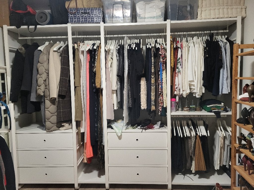 IKEA ELVARLI dressing met 6 laden, Ophalen, Met lade(s), 200 cm of meer, Kunststof