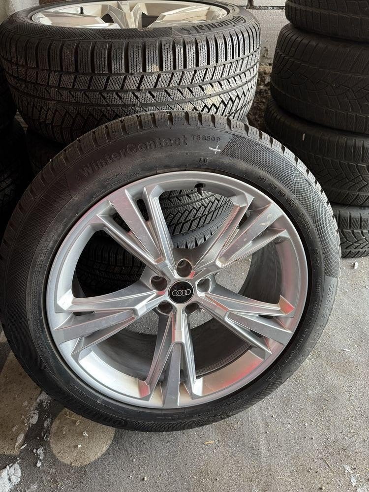 jantes Audi sport Q8 21 pouces avec pneus Continental, Pneus et Jantes, Pneus hiver, 285 mm, 21 pouces