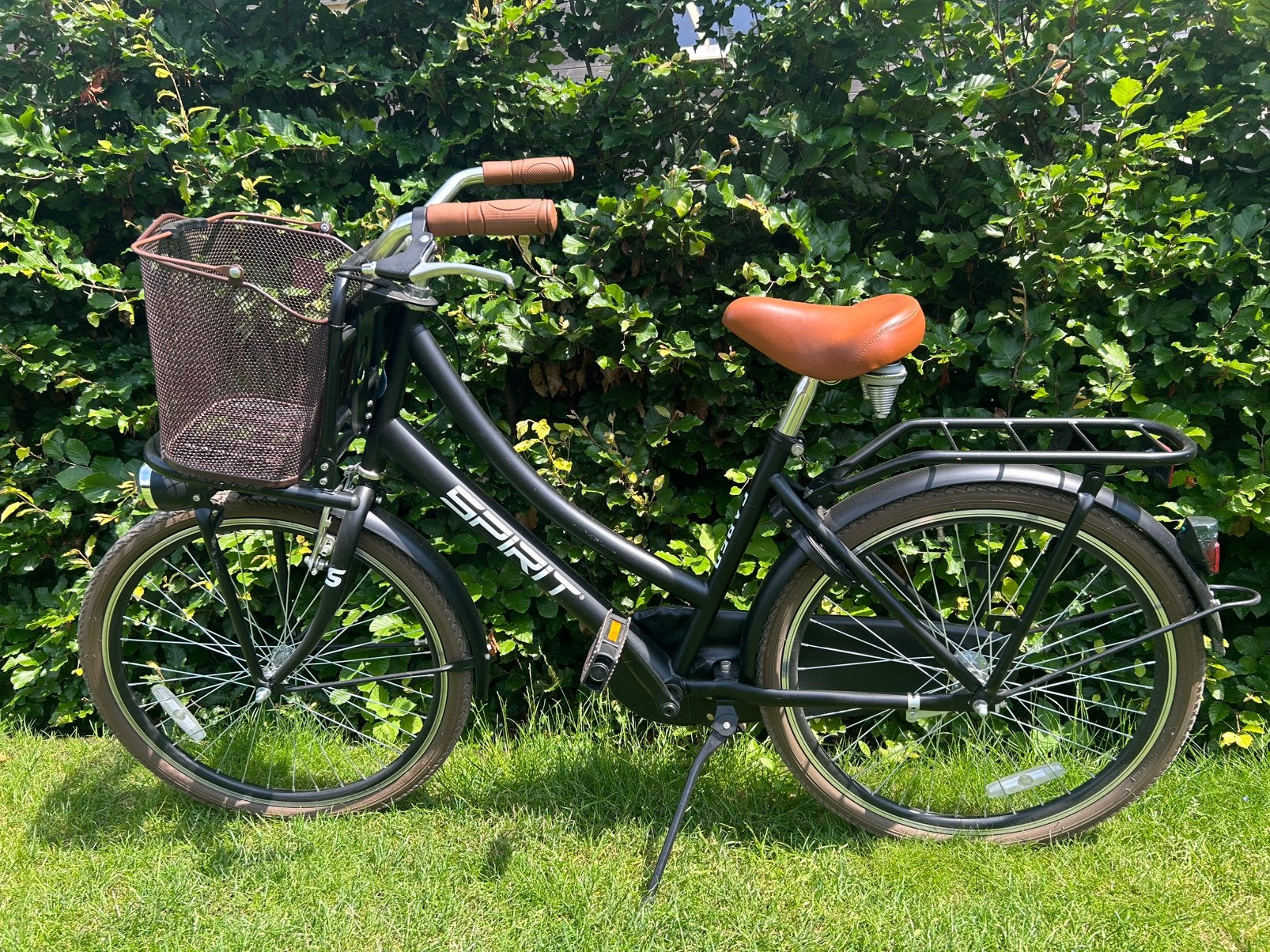 New Vintage Spirit Cargo fiets zwart/bruin, Fietsen en Brommers, Ophalen, Zo goed als nieuw