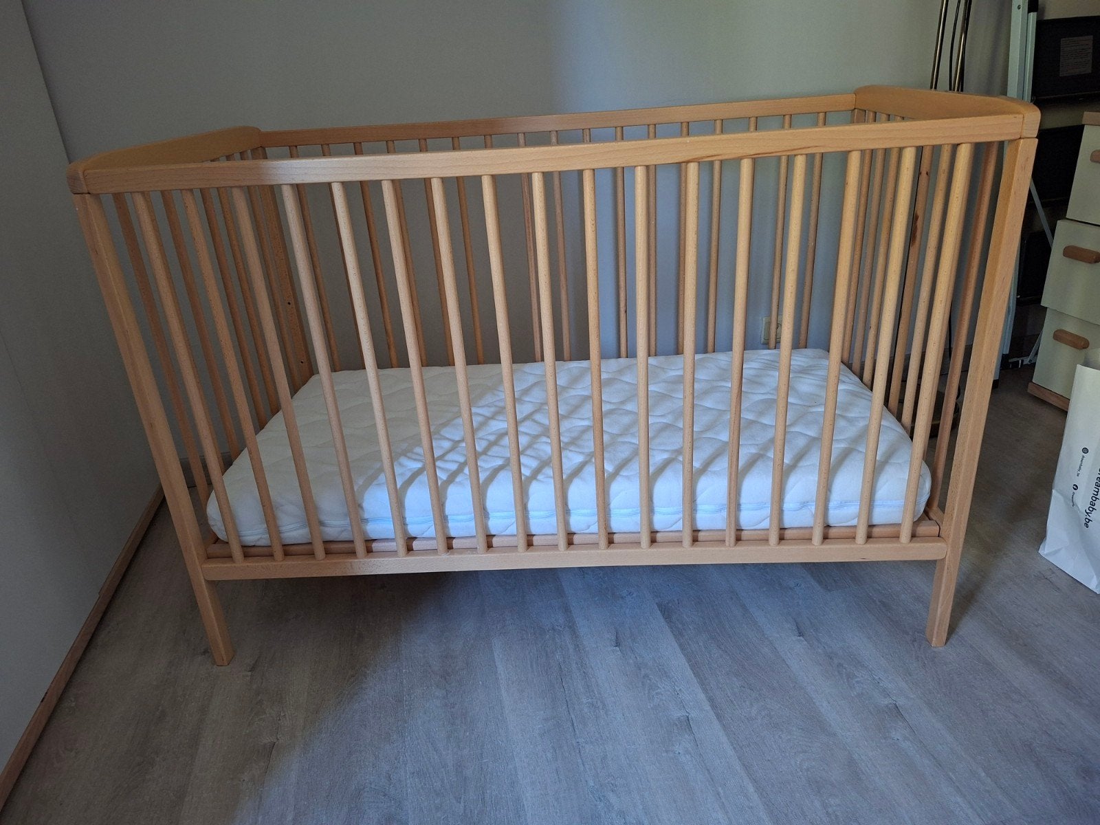 babybedje Dreambaby, Matelas, Moins de 70 cm, Comme neuf, Enlèvement