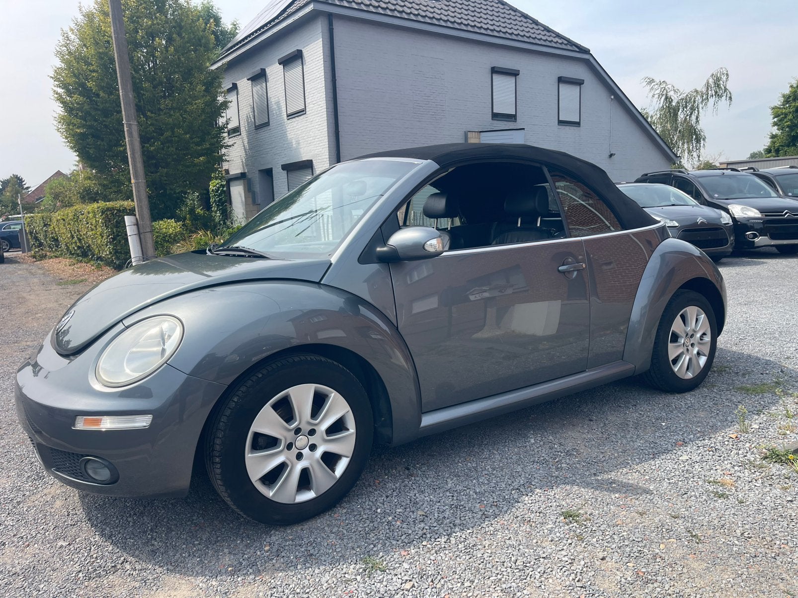 Volkswagen New Beetle Cabriolet 1.9 TDi,Climatisation,Cuir,., Cuir, Argent ou Gris, Achat, Cabriolet