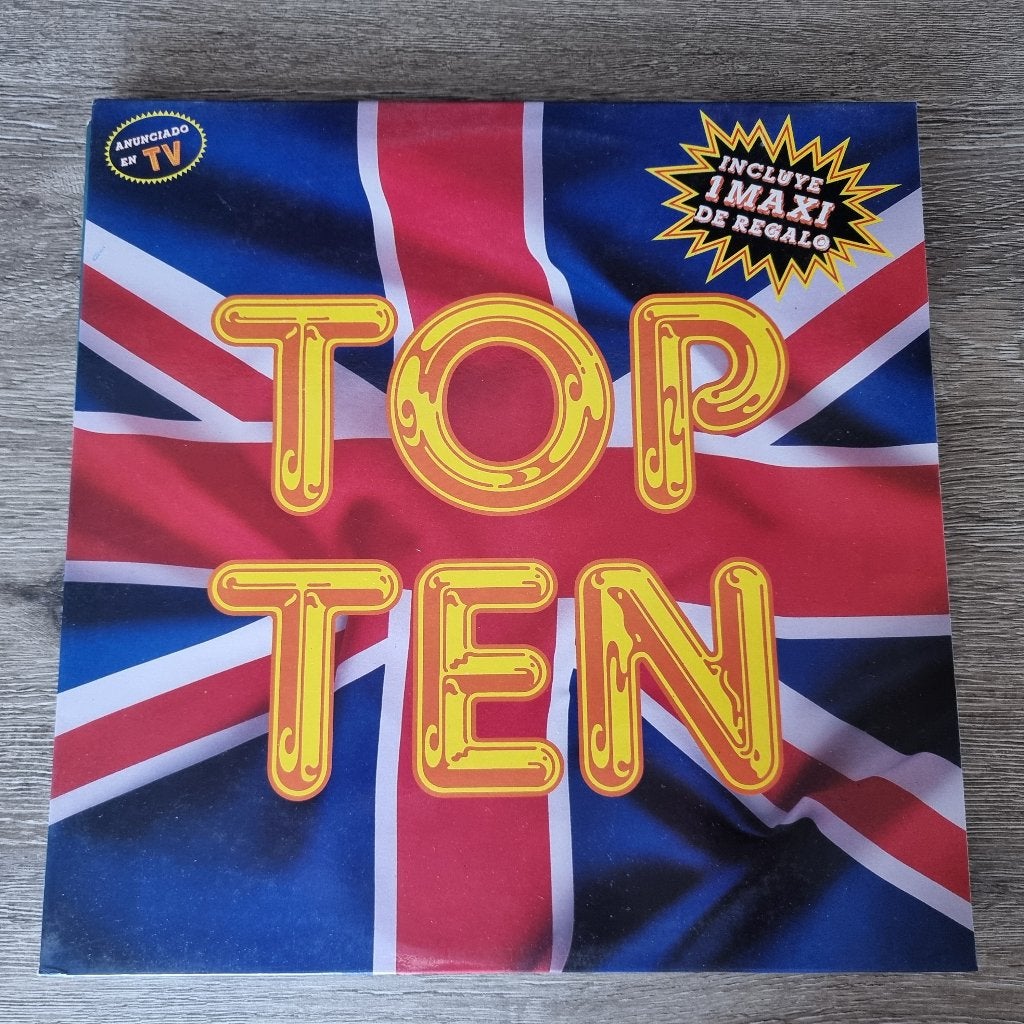 LP + Maxi : Various – Top Ten, CD & DVD, Vinyles | Compilations, Utilisé, Dance et House, LP, 12 pouces, Enlèvement ou Envoi