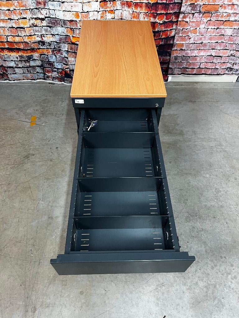 verrijdbaar Ladeblok 3 laden 57 x 44 x 79 cm Pami, 1 of 2 laden, Ophalen, Zo goed als nieuw, Metaal