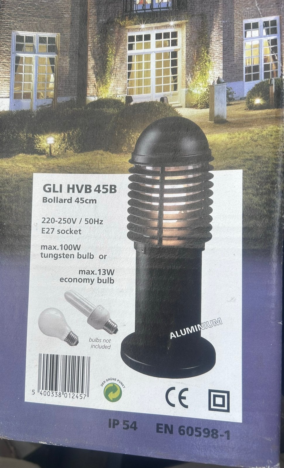 Lampes de jardin Varo 45 cm NEUVES dans une boîte !, Enlèvement, Aluminium, LED