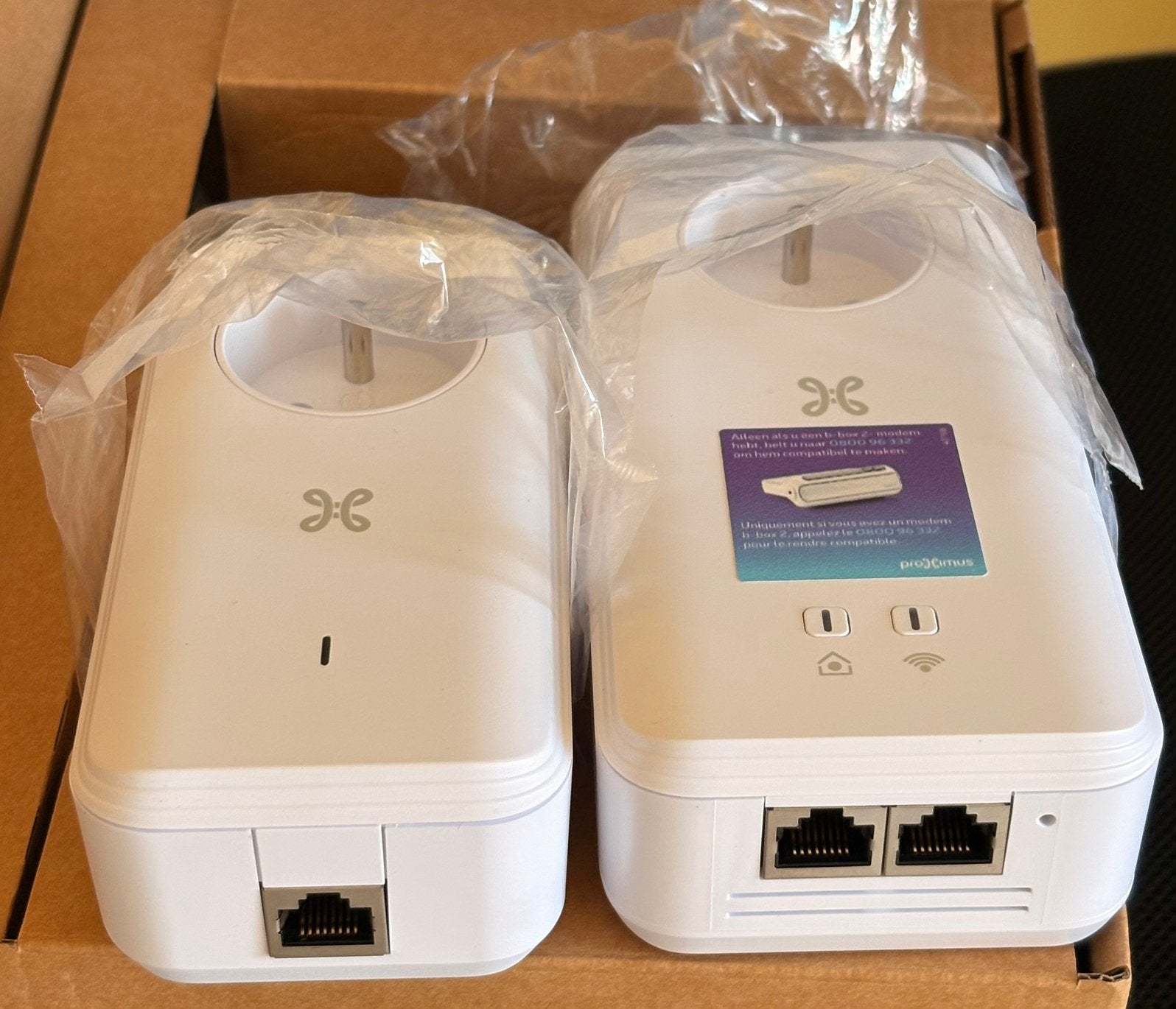 Adaptateur CPL + extension Wi-Fi (Proximus compatible), Enlèvement, Neuf