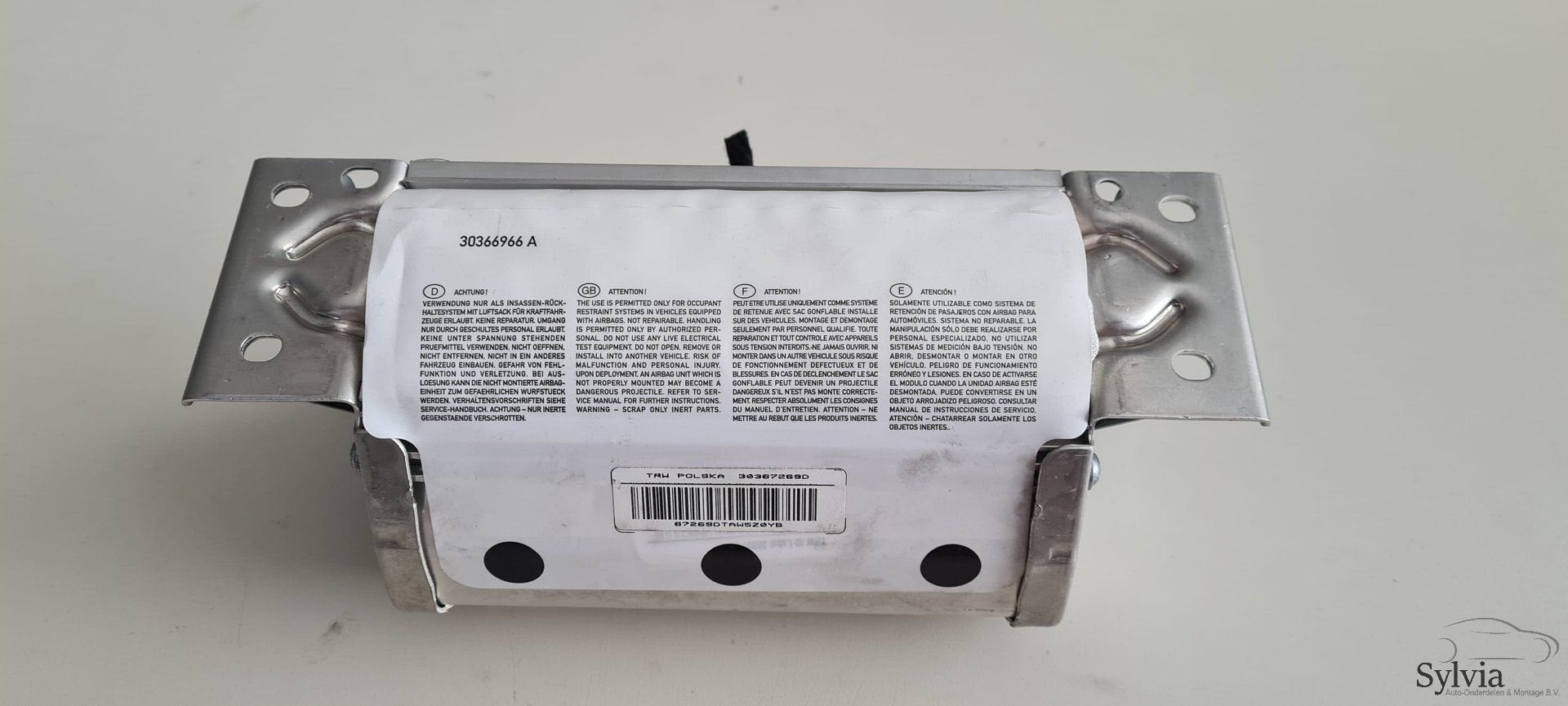 Dashboard Airbag BMW 3 serie E90 E91 E92 E93  3225016, Auto-onderdelen, Gebruikt, -, -, Ophalen of Verzenden