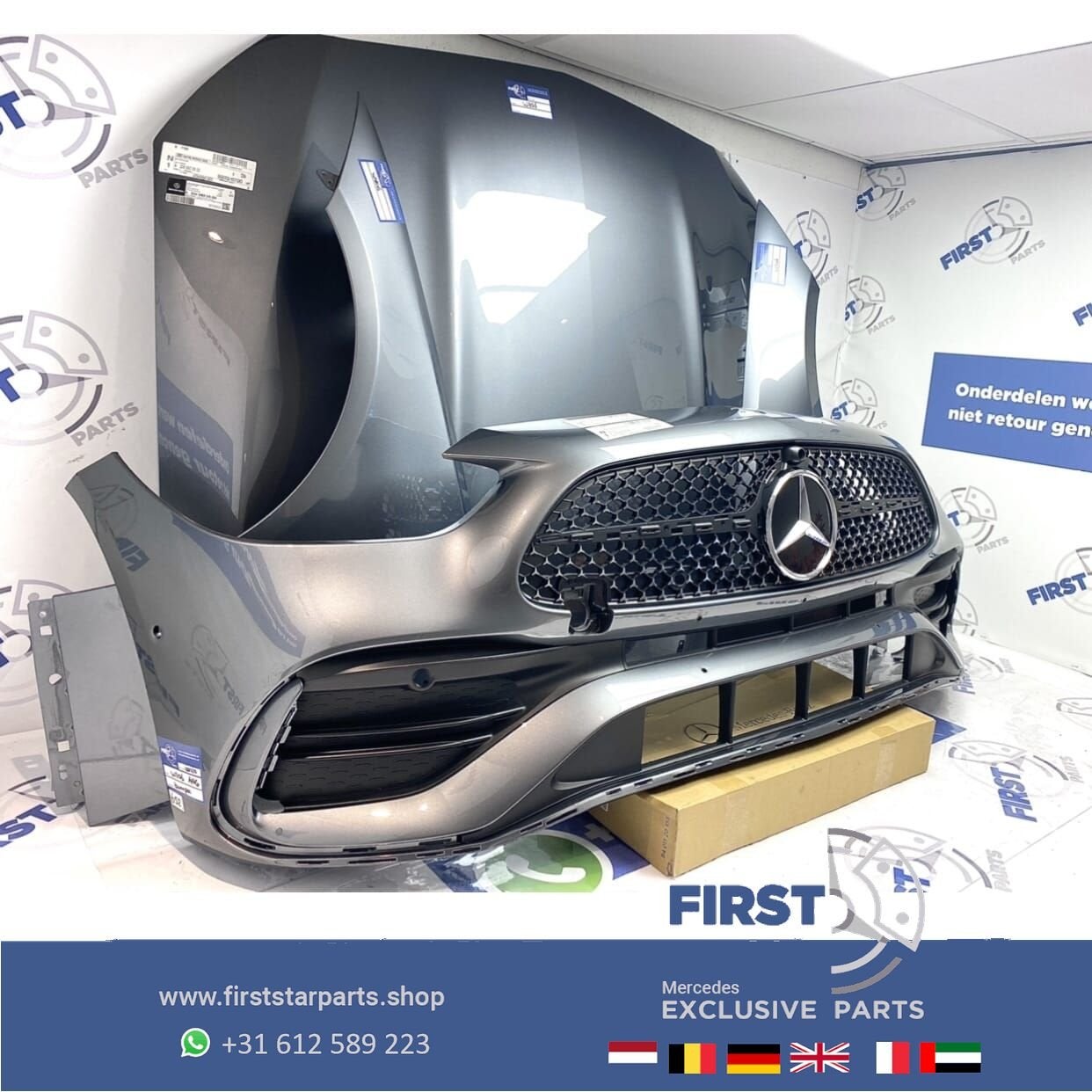 W206 S206 C43 AMG LINE VOORKOP Mercedes C Klasse FRONT 2021-, Utilisé, -, Avant, -
