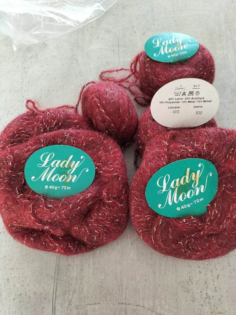 Lady Moon bal van wol (220 gr) C6, Hobby en Vrije tijd, Ophalen of Verzenden