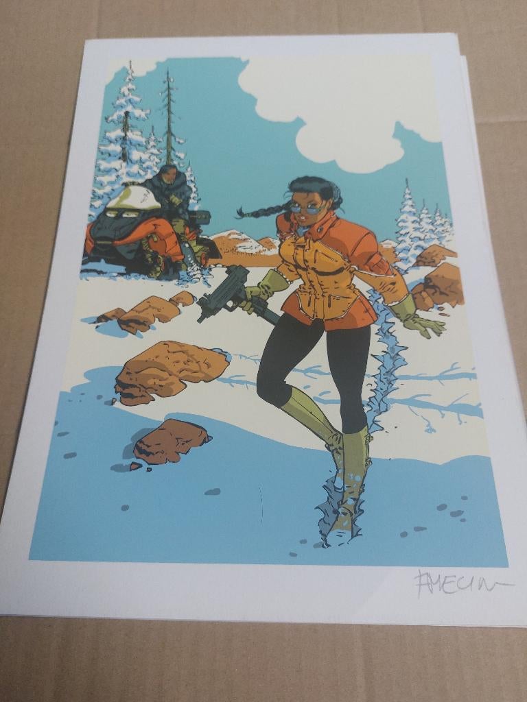 Ex-Libris Meynet gesigneerd, Ophalen of Verzenden, Zo goed als nieuw