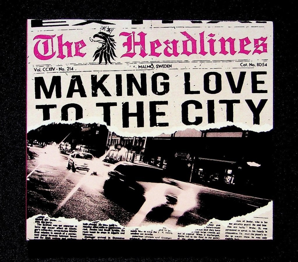 The Headlines - Making Love To The City, CD & DVD, Digipak, Punk rock, Enlèvement ou Envoi, Comme neuf