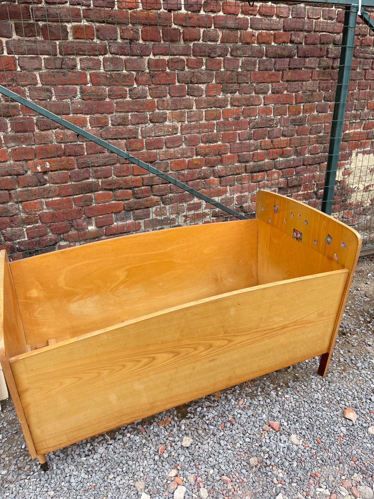 Vintage babybed, Ophalen