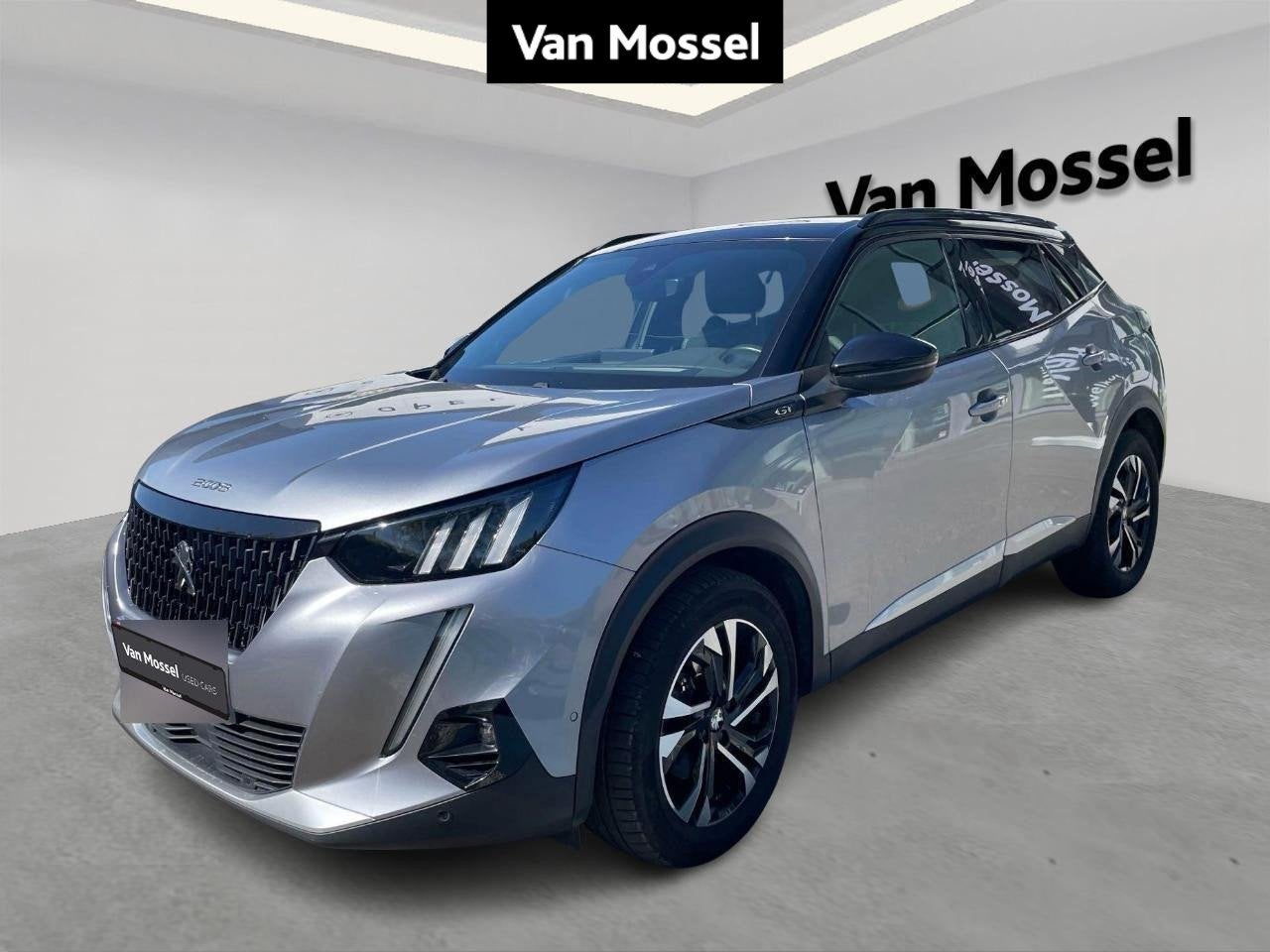 Peugeot 2008 1.5 BlueHDi 96kW S&S EAT8 GT Line, Stof, Gebruikt, Zwart, 4 cilinders