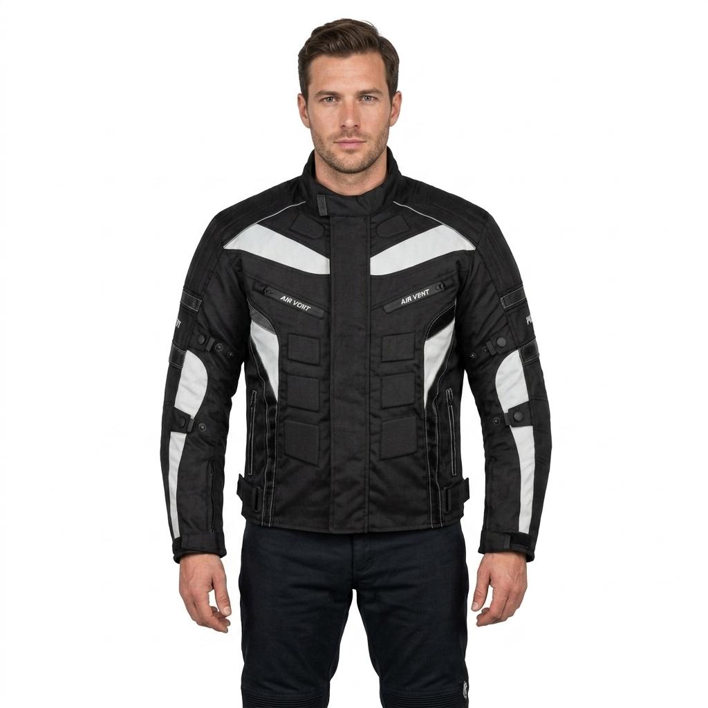 cordura textiele motorjas CE protectoren nieuw:, Verzenden, Nieuw met kaartje, Dames, Jas | textiel