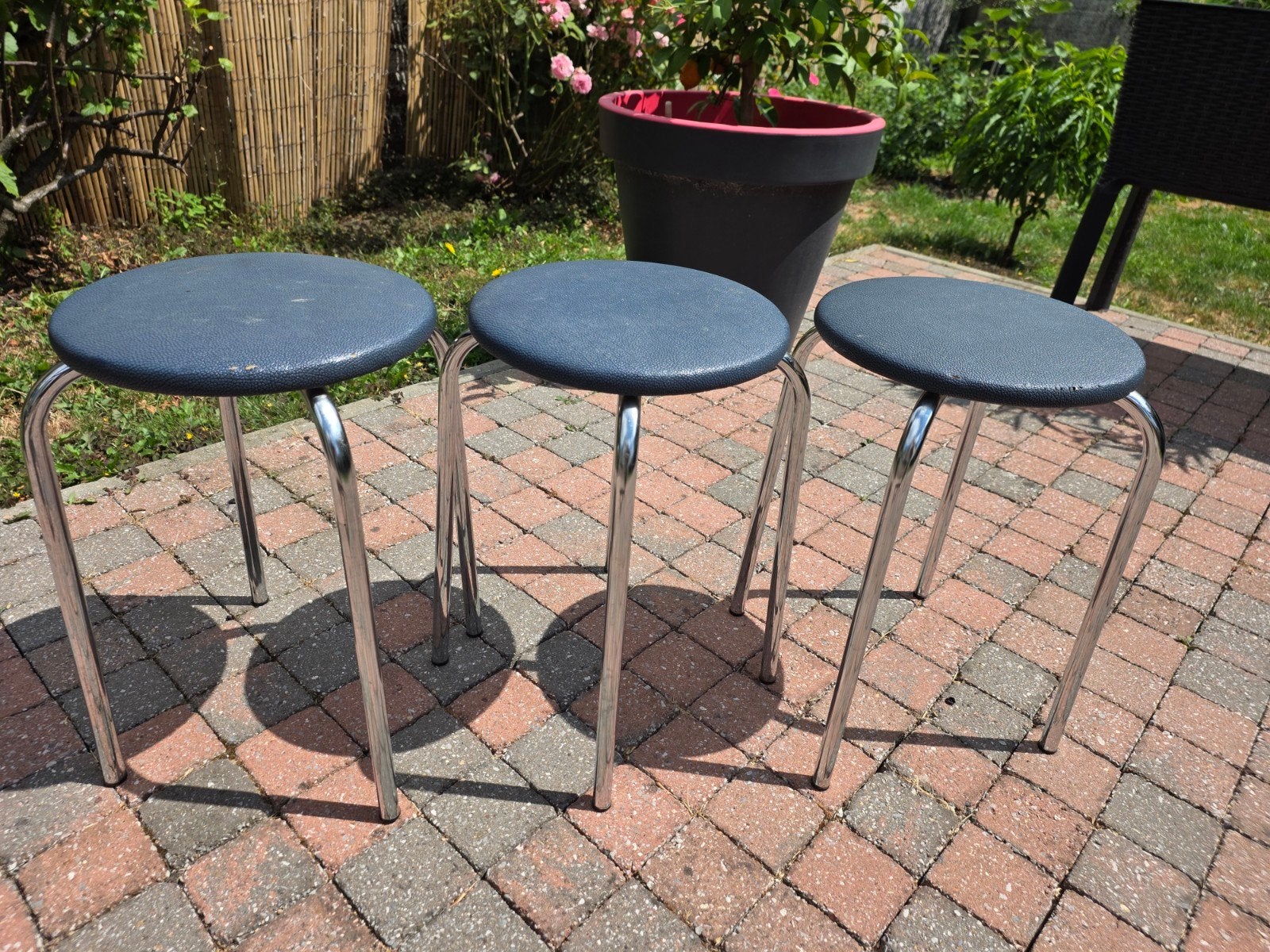 Tabourets vintage annee 70, Maison & Meubles, Enlèvement