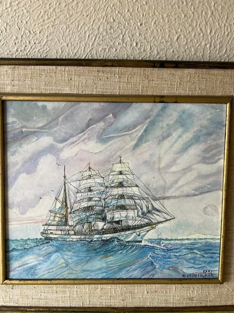 olieverfschilderij, Antiek en Kunst, Ophalen