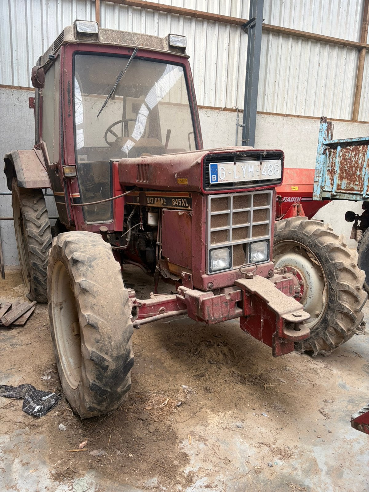 International 845xl, Ophalen