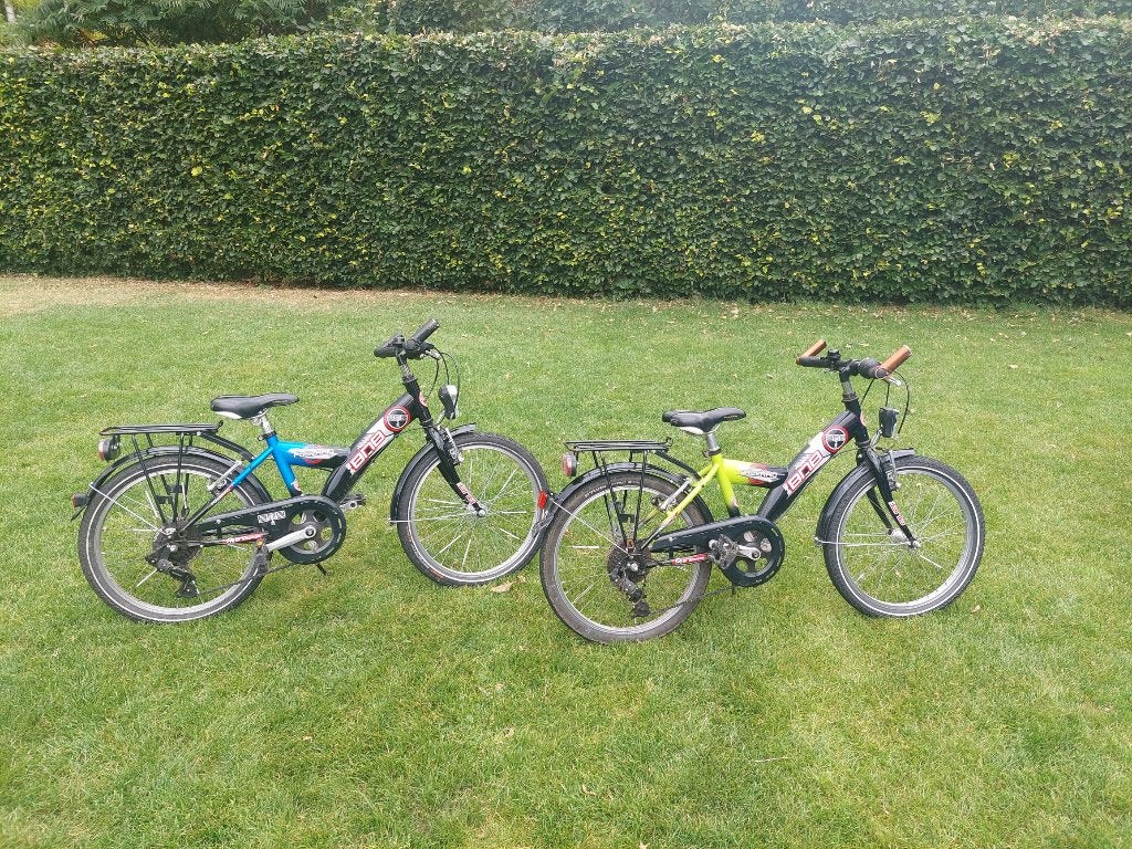 BNB Powerkid fiets 22 inch, Ophalen, 20 inch of meer, Gebruikt, Velgrem