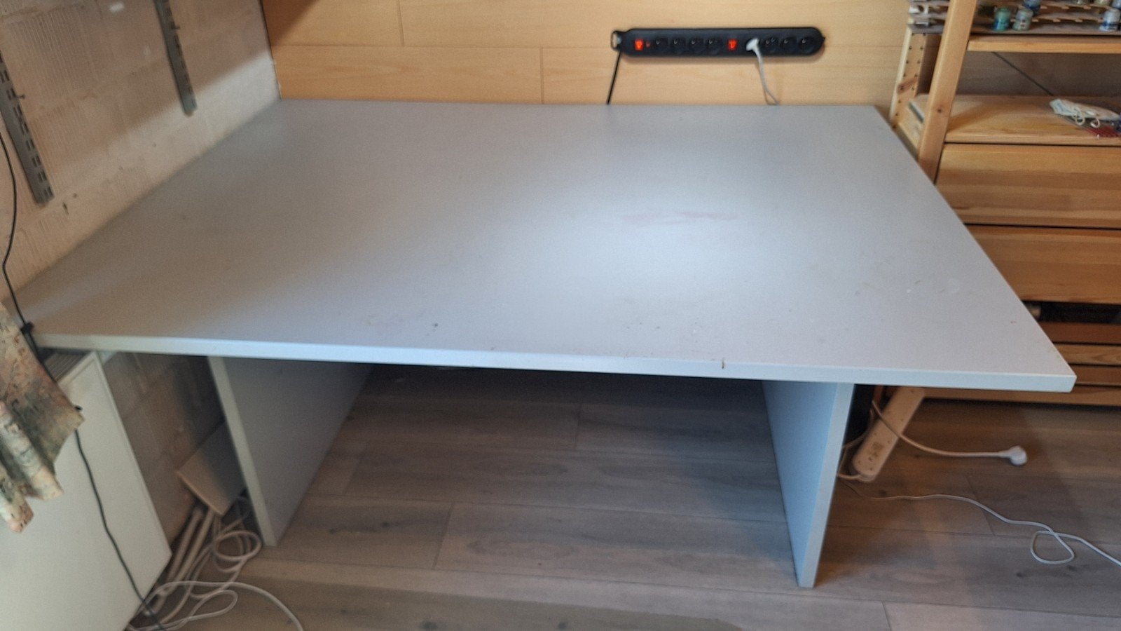 groot bureau meubel en bureaustoel, Huis en Inrichting, Bureaus, Ophalen, Gebruikt