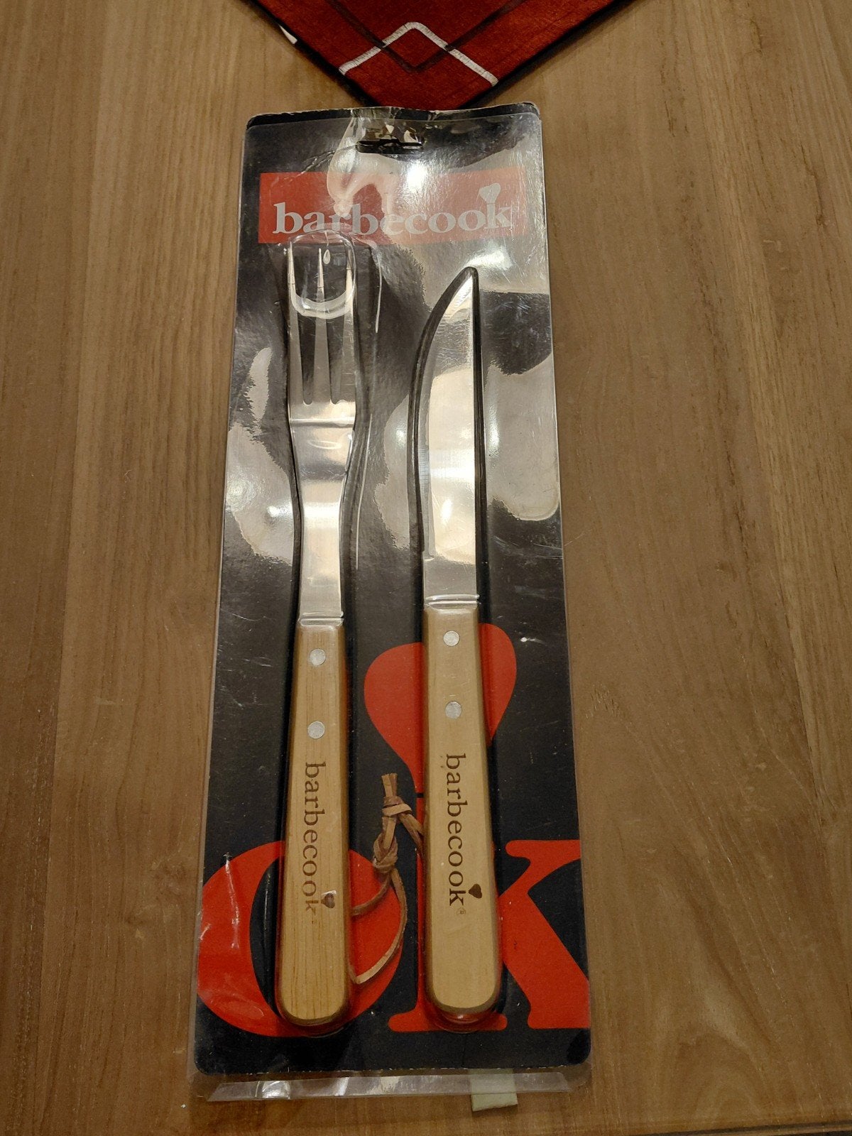 Barbecook  vork en mes, Ophalen