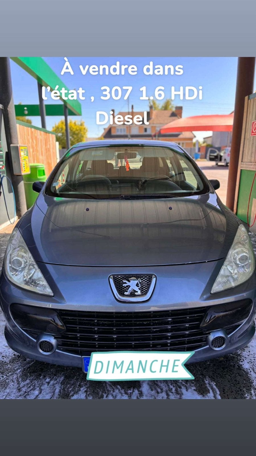Peugoeut 307 1.6 hdi, Enlèvement