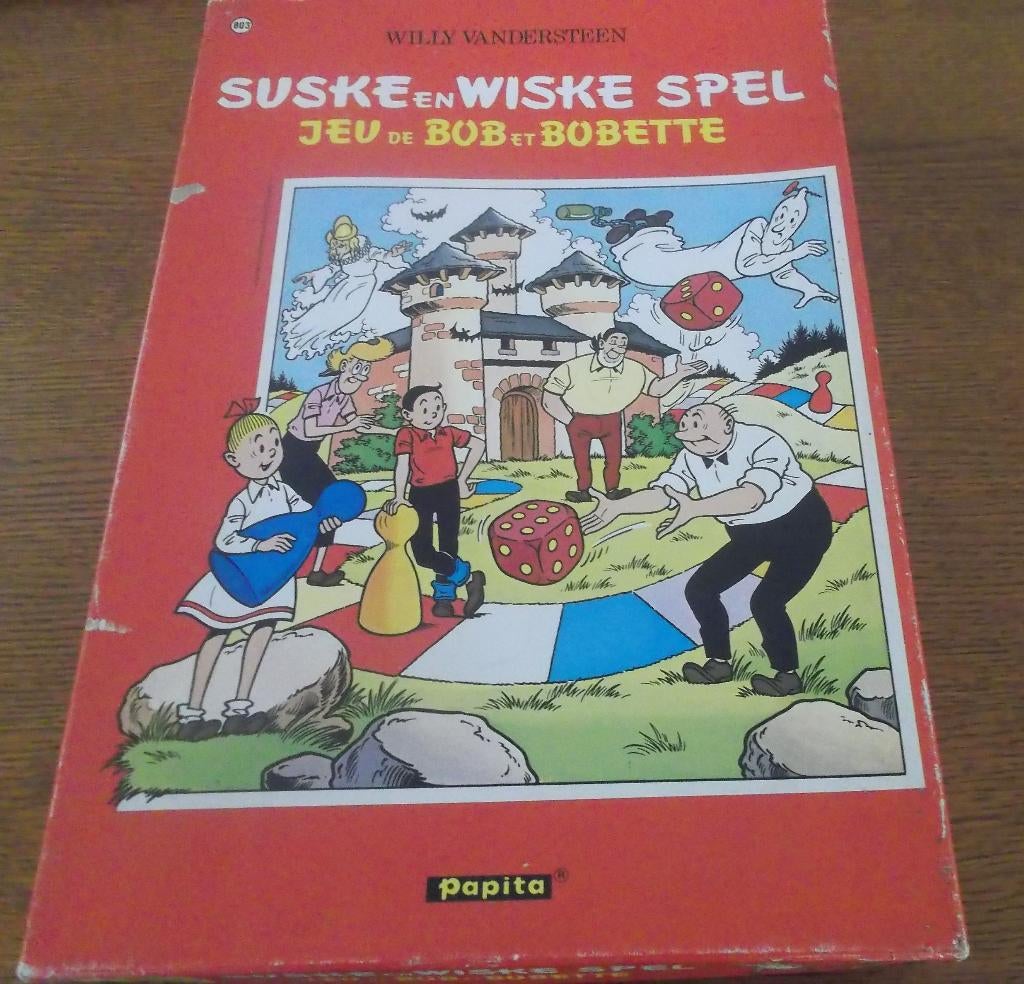 Suske en Wiske spel (Vintage) / Papita, Vijf spelers of meer, Ophalen, Gebruikt, Papita
