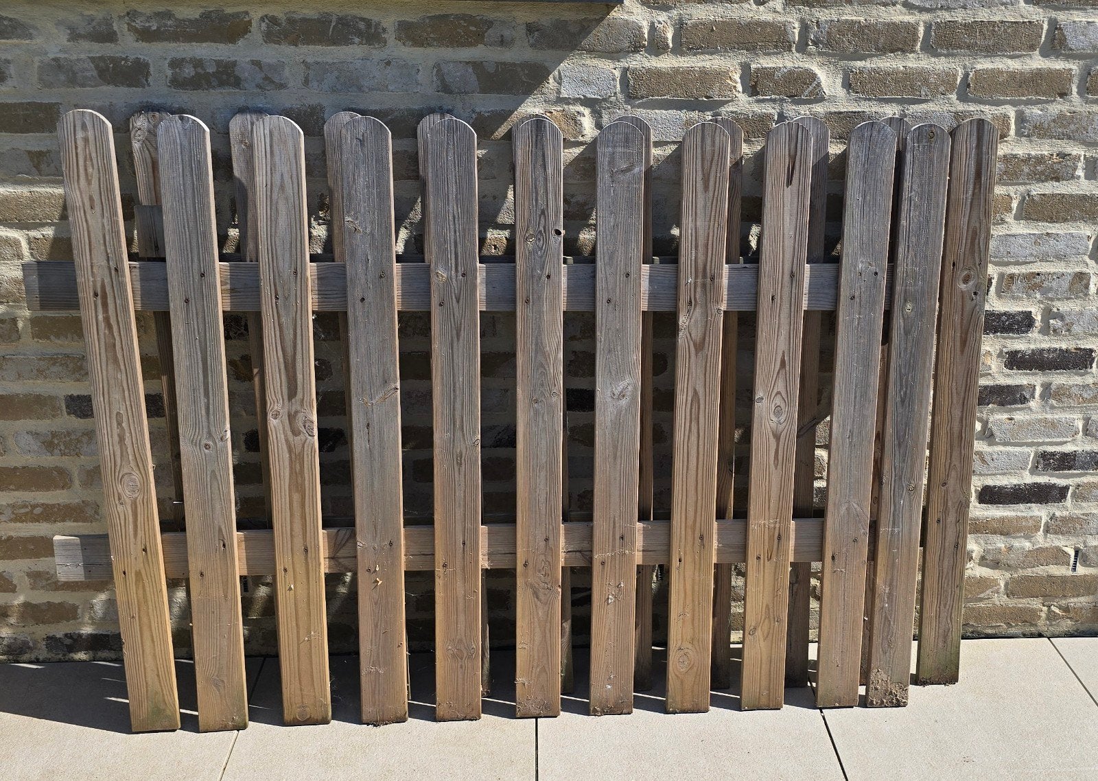 Tuinhek panelen hout, Tuin en Terras, Ophalen