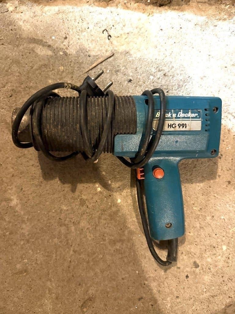 Décapeur thermique Black & Decker, Enlèvement, Utilisé