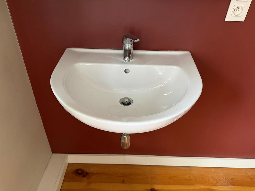 Witte pompenbak te koop, Ophalen, Gebruikt
