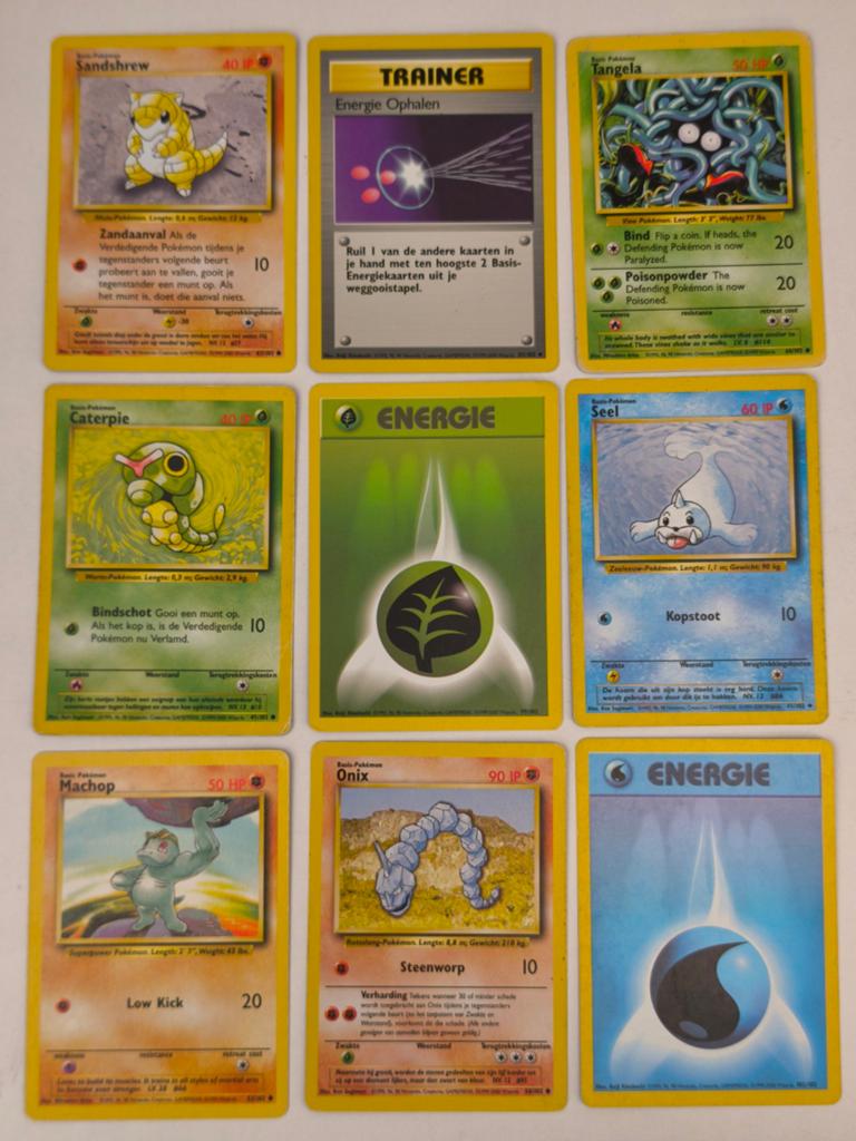 9 prachtige vintage verzamel kaarten 102 serie 1999/2000, Enlèvement
