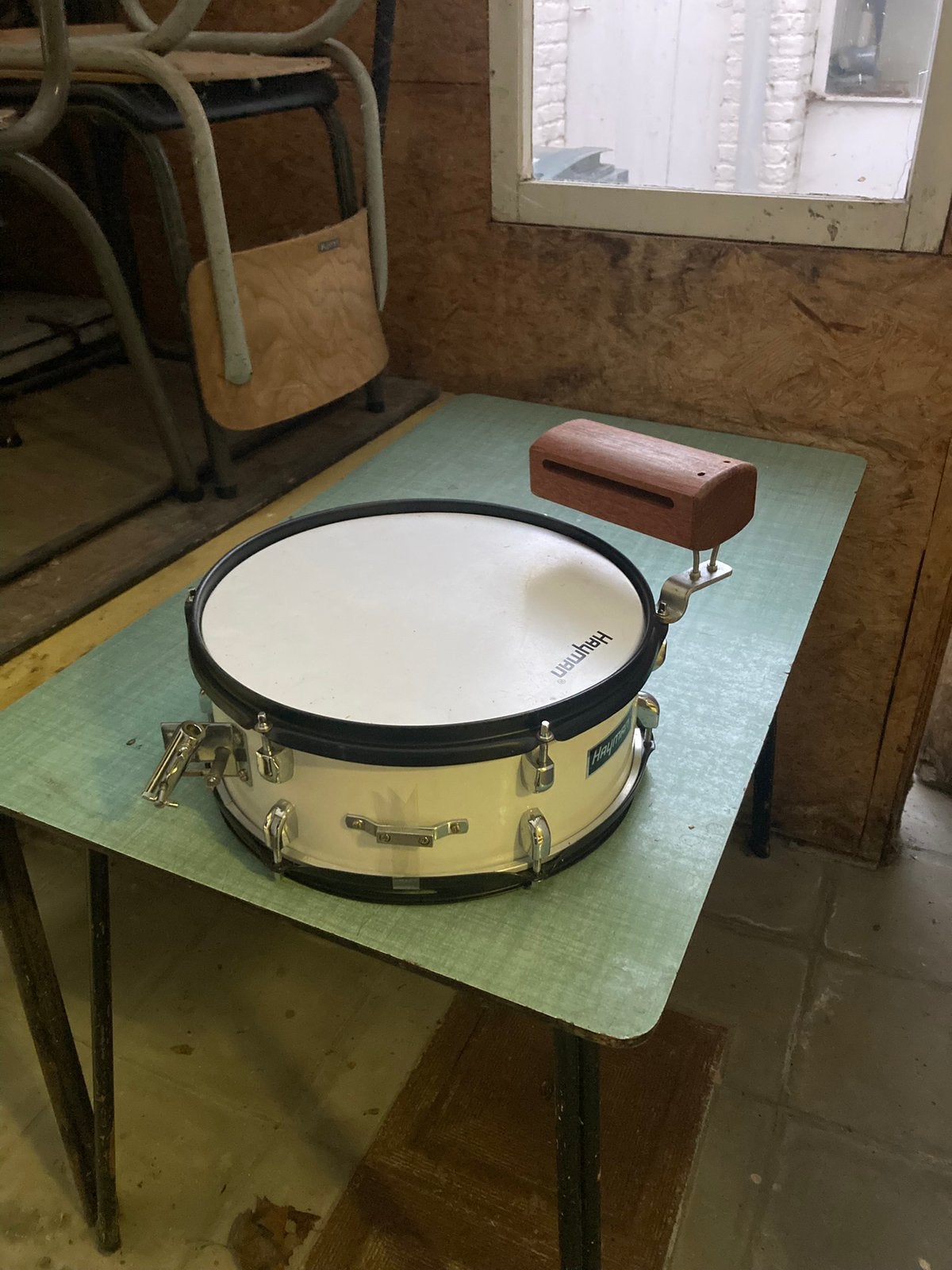 Snare Drum incl harnas Merk Hayman, Musique & Instruments, Enlèvement, Utilisé, Tambour