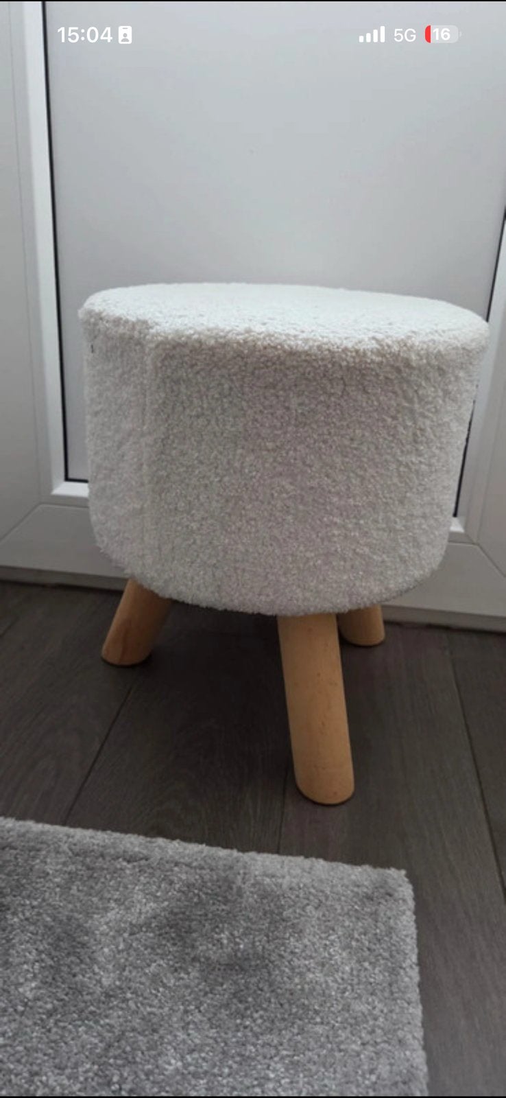 Petit tabouret, Ophalen, Zo goed als nieuw, Hout