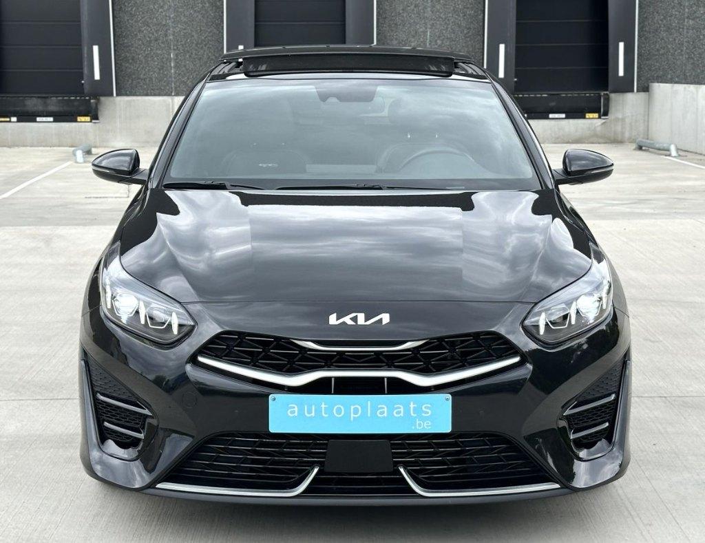 Kia ProCeed 2022 GT Line Full Option 57435km, Automaat, USB, Leder en Stof, Zwart