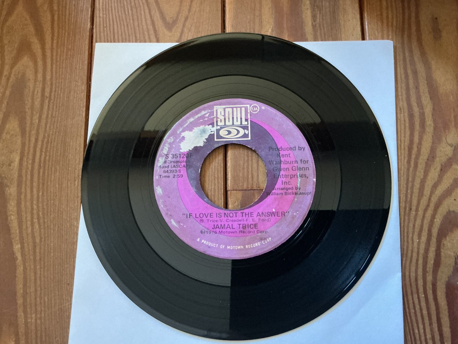 7” Jamal Trice - if love is not the answer, Ophalen of Verzenden, Gebruikt