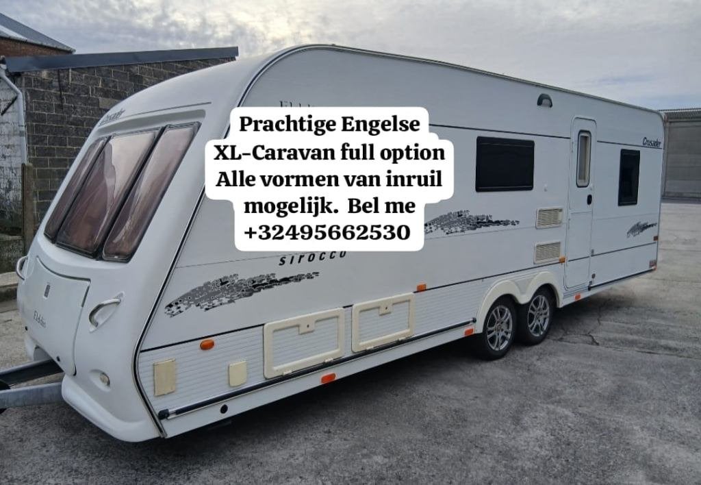 Caravan XXL, Caravans en Kamperen, Caravans, Standaardzit, Elddis, Particulier, 6 tot 7 meter