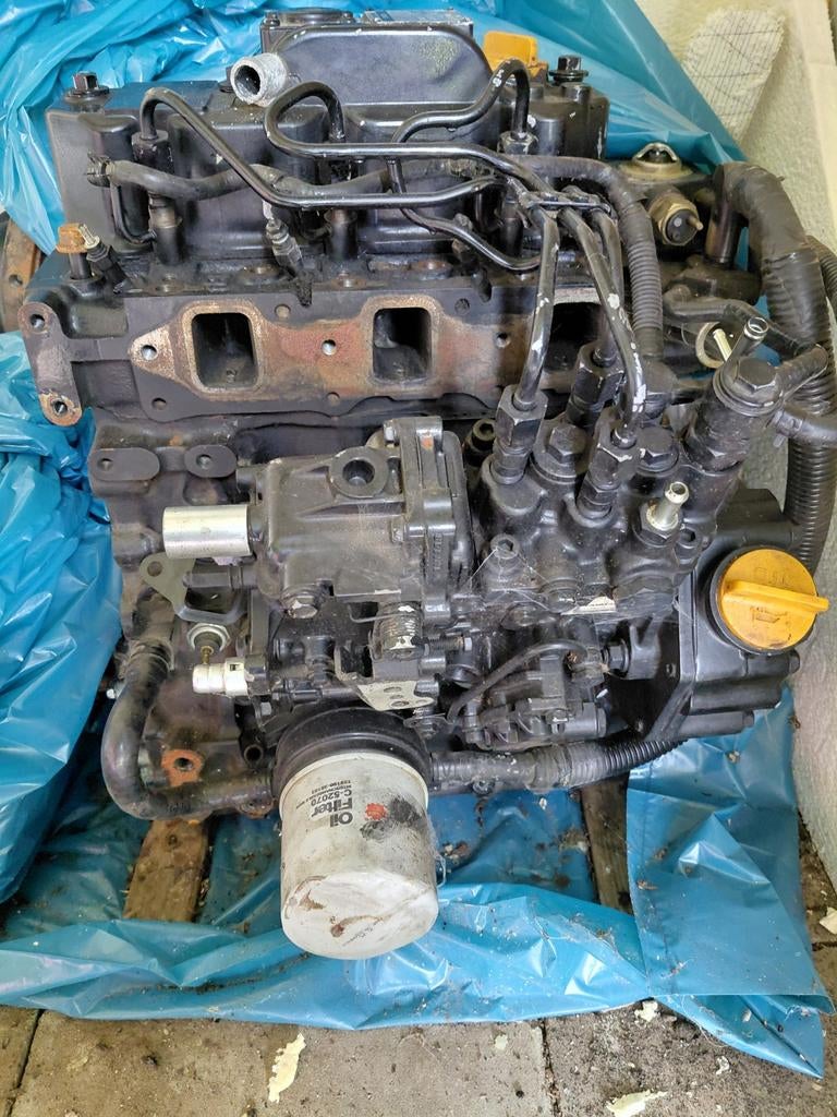Yanmar motor voor onderdelen, Ophalen