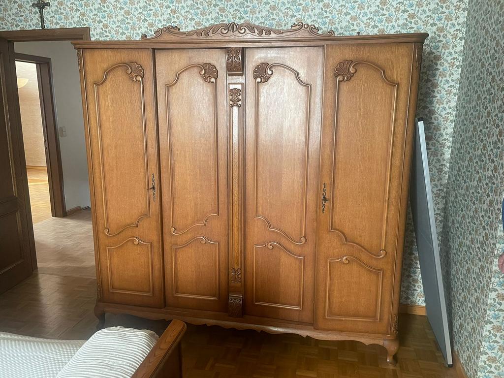 Antiek kleerkast, Huis en Inrichting, Slaapkamer | Complete slaapkamers, Ophalen, Zo goed als nieuw