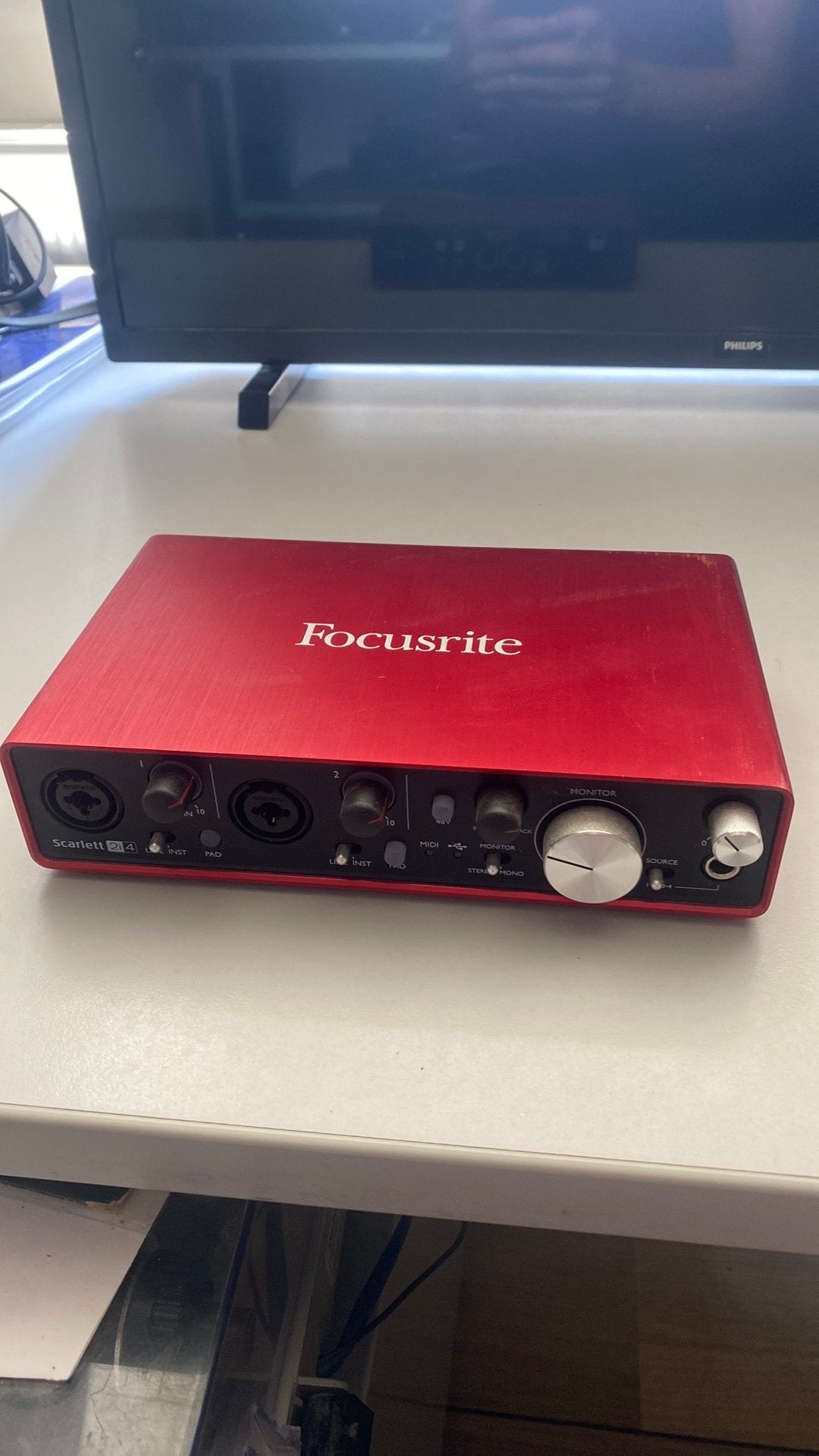 Focusrite Scarlett 2i4, Ophalen of Verzenden, Zo goed als nieuw